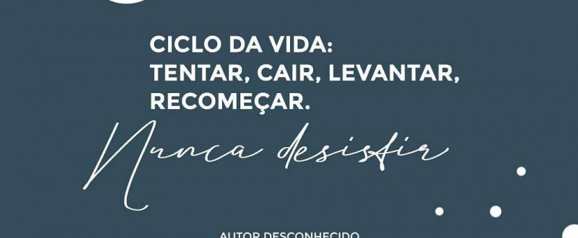 Inspiração do dia!